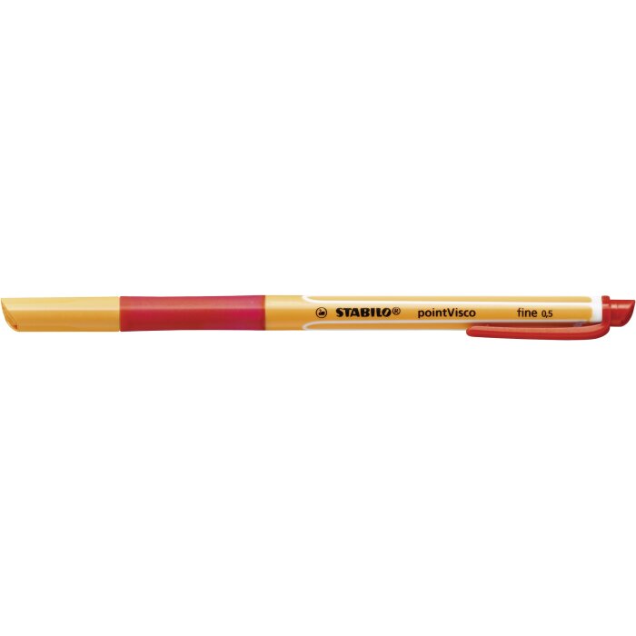 Tintenroller - STABILO pointVisco - Einzelstift - rot