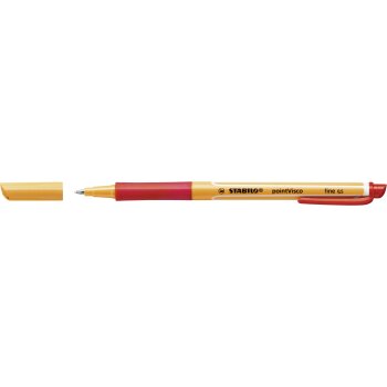 Tintenroller - STABILO pointVisco - Einzelstift - rot