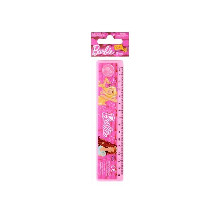 STARPAK pravítko - 15 cm - "Barbie rosa"