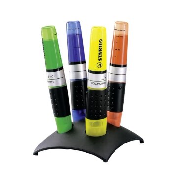Textmarker - STABILO LUMINATOR - 4er Tischset - gelb,...