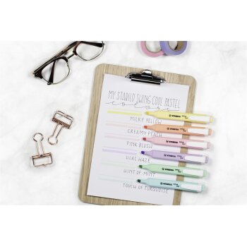 Textmarker - STABILO swing cool Pastel Edition - Einzelstift - cremige Pfirsichfarbe