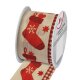 SUSY CARD Weihnachts-Textilband "Happy socks"