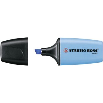 Textmarker - STABILO BOSS MINI - Einzelstift - blau