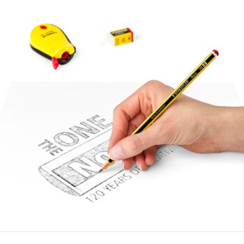 STAEDTLER Noris 120 ceruzka grafitová HB 3 ks + guma a strúhadlo