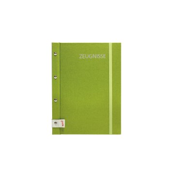 ROTH Zeugnismappe Metallium mit Buchschrauben, grün