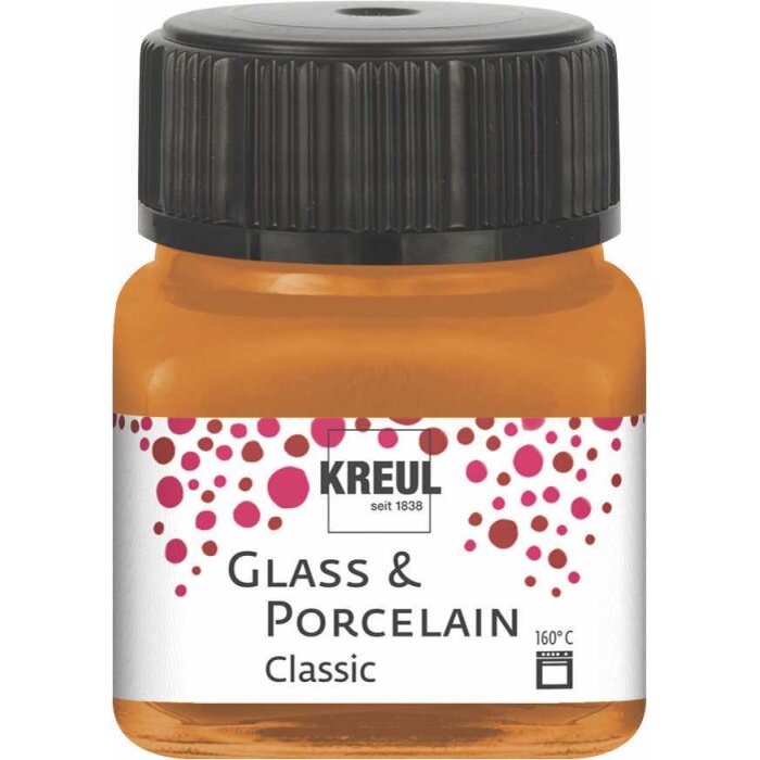 KREUL Glass & Porcelain Classic Metallic-Goldbronze 20 ml