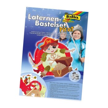 folia Laternen-Bastelset "Pirat"