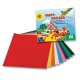 folia Glanzpapier-Bastelheft 140 x 200mm, 12 Blatt, farbig sortiert