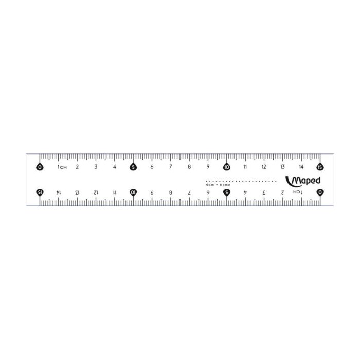 Maped ploché pravítko Start 146 - 150 mm - plastové