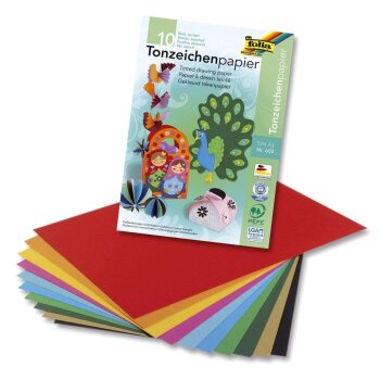 folia - farebný papier, DIN A3, 130 g / m2 - 10...