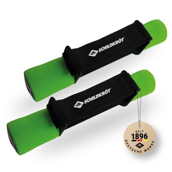 SCHILDKRÖT Soft-činky, 0,5 kg set, čierna/zelená