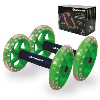 SCHILDKRÖT Dual Core Wheels, čierna / zelená