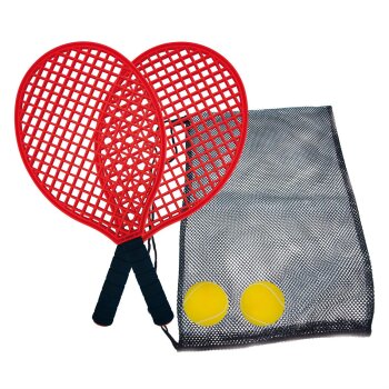 SCHILDKRÖT Beachtennis set, čierna/červená