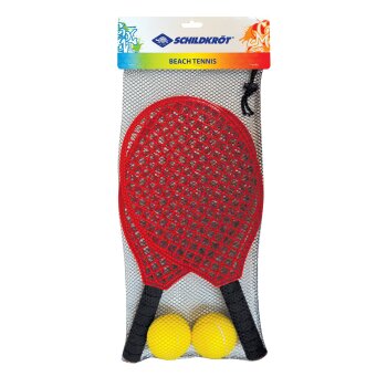SCHILDKRÖT Beachtennis set, čierna/červená
