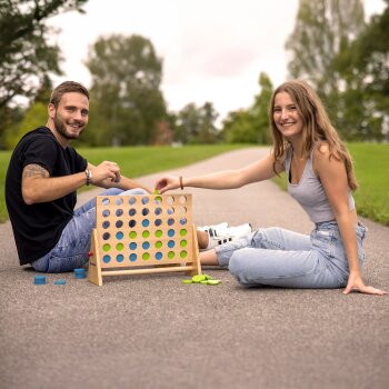 SCHILDKRÖT 4 Gewinnt, Spieleklassiker aus Holz