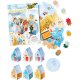 folia Adventskalender "Weihnachtsdorf", 24 Blatt