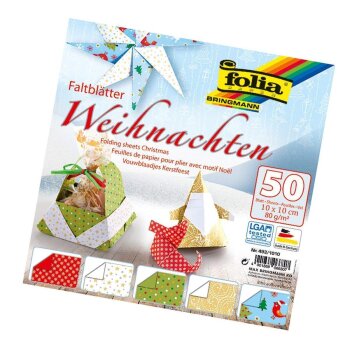 folia Faltblätter "Weihnachten", 100 x 100...