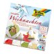 folia farebné vzorové papieriky "Vianoce", 100 x 100 mm, 80 g/qm