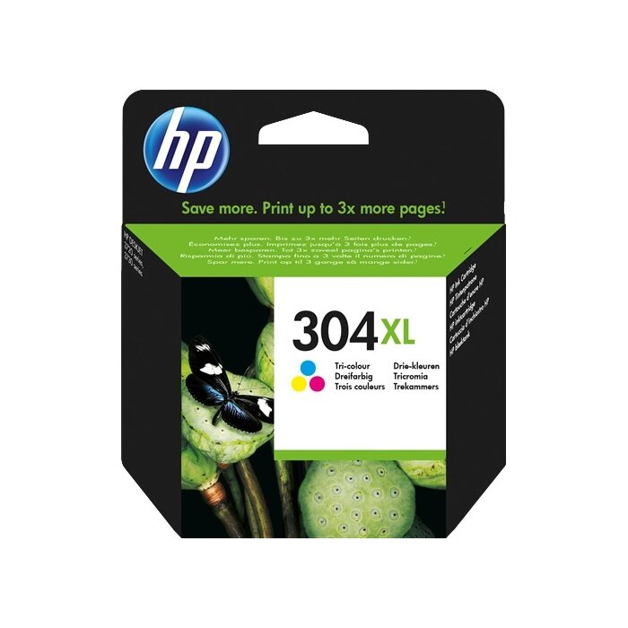 HP 304 XL farebná atramentová kazeta (N9K07AE)