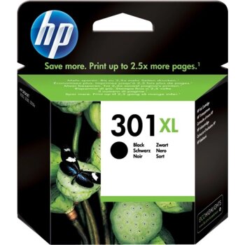 HP  301  XL Schwarz Druckerpatrone (CH563EE)