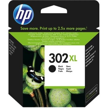 HP  302  XL Schwarz Druckerpatrone (F6U68AE)