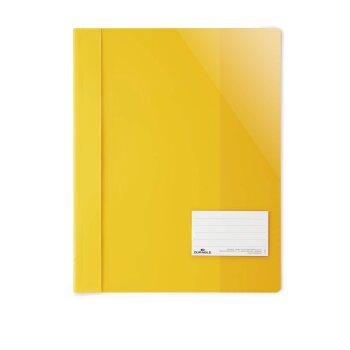 DURABLE Sichthefter DIN A4+ mit Beschriftungsfenster gelb
