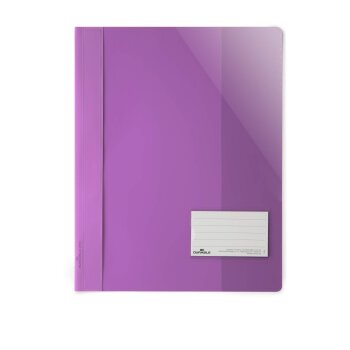 DURABLE Sichthefter DIN A4+ mit Beschriftungsfenster violet