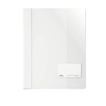 DURABLE Sichthefter DIN A4+ mit Beschriftungsfenster weiss