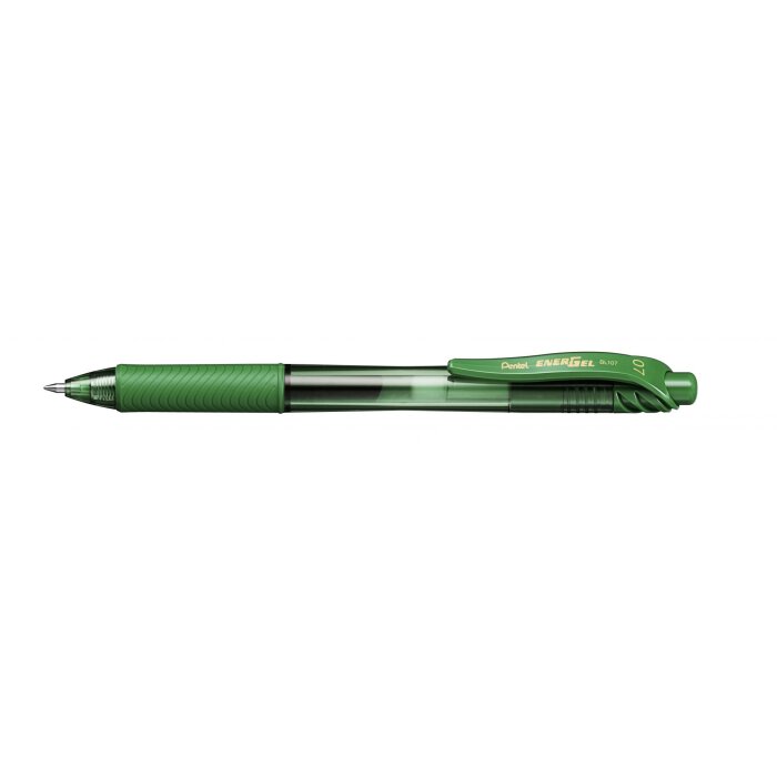 Pentel Liquid Gelový roller EnerGel-X BL107, zelený - Rýchloschnúce gélové pero