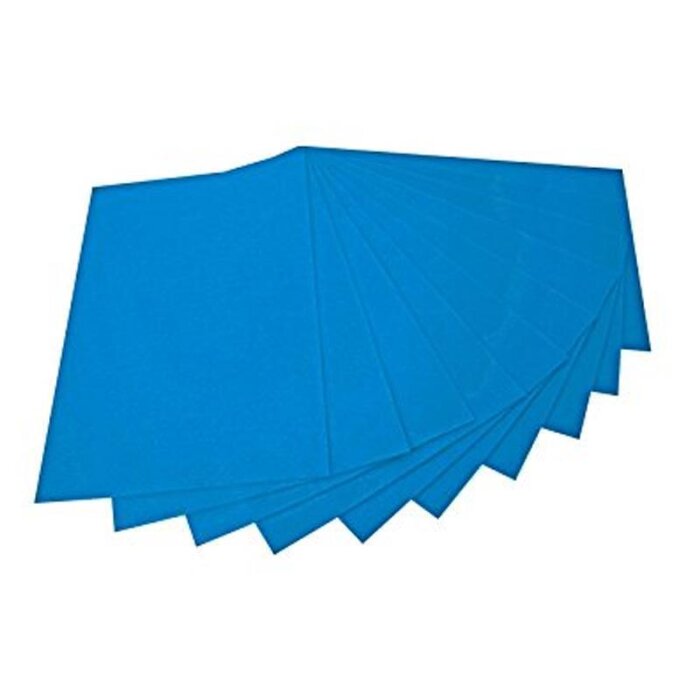 folia - plstená látka, (š) 200 x (v) 300 mm, 150 g / m2 - kráľovská modrá