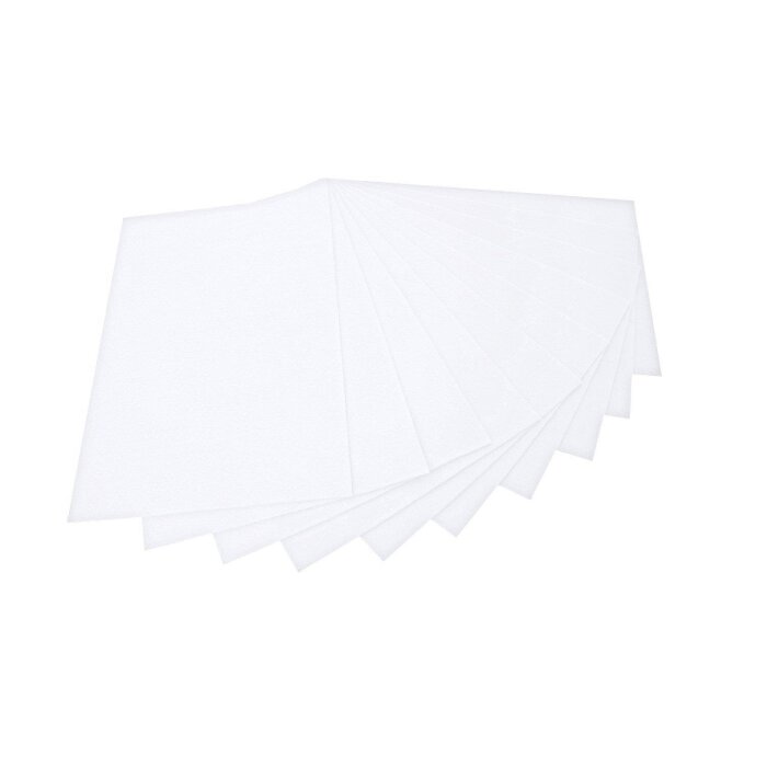 folia - plstená látka, (š) 200 x (v) 300 mm, 150 g / m2 - biela