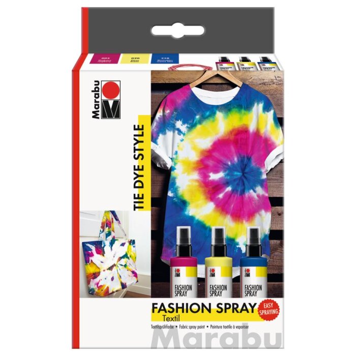 Marabu Fashion Spray Sada „Tie Dye Style