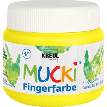 KREUL MUCKI Fingerfarbe Gelb 150 ml