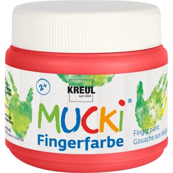 KREUL MUCKI Fingerfarbe Rot 150 ml