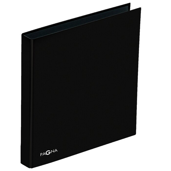 PAGNA Ringbuch DIN A5 "Basic Colours", 2 Bügel-Mechanik, schwarz