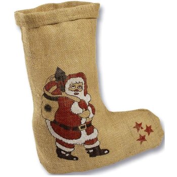 folia Jutesack "Weihnachtsstiefel", (B)200 x...