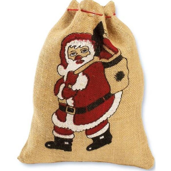 folia Jutesack "Weihnachtsmann", (B)250 x (H)350 mm