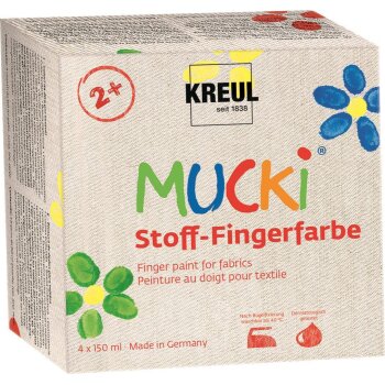 KREUL MUCKI prstová farba na textil - 4-dielna...