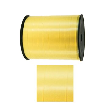 Folat Gelbes Geschenkband - 500 m x 5 mm