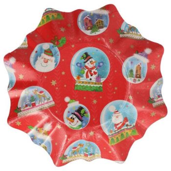 PAPSTAR adventný tanier, hviezdicový, 280 mm 2 ks