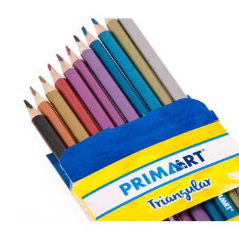 PRIMA ART trojhranné farbičky - 12ks -...