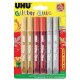 UHU Glitzerkleber Glitter Glue Creativ, Inhalt: 6 x 10 ml