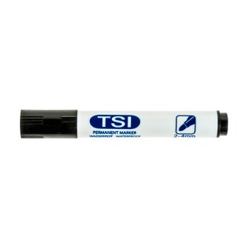 TSI Permanent Marker - 2er Set schwarz - rot