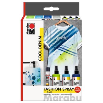 Marabu Fashion Spray Set „Cool Denim“