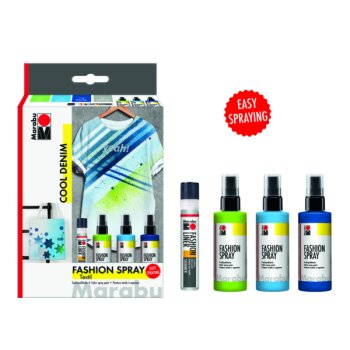 Marabu Fashion Spray Set „Cool Denim“