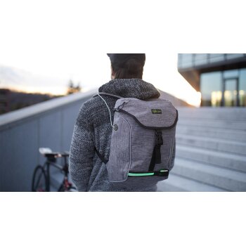 WHEEL BEE Freizeit-Rucksack City Lights, grau