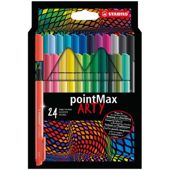 Filzschreiber - STABILO pointMax - ARTY - 24er Pack - mit...