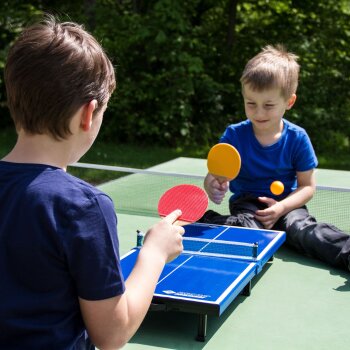 DONIC SCHILDKRÖT Mini-Tischtennis Tisch-Set, blau
