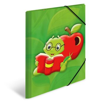 HERMA Eckspannermappe "Fritz der Wurm", aus PP,...