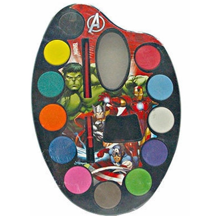 Farbpalette - Wassermalfarben 12 Farben "Avengers"